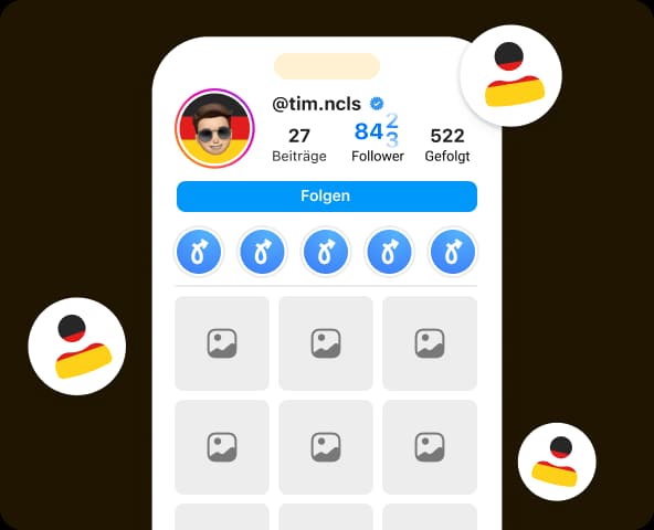 Deutsche IG Follower